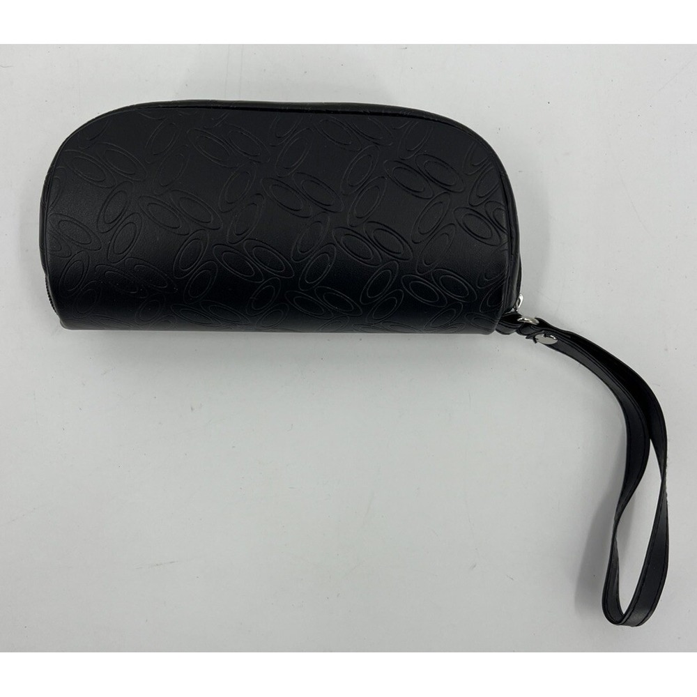 Oakley Soft Shell Case Zip Glasses Sunglasses Black Logo Large Wristlet Strap